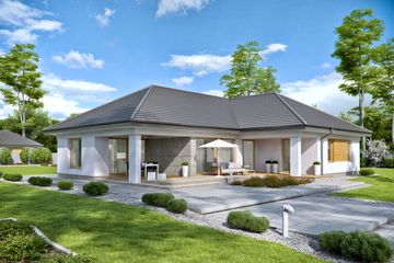  Projekt domu TK177 (WAK1082) - projekt domu parterowego - Zdjęcie 1