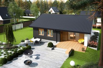  Projekt domu Mini 3 energo (WRC2689) - projekt domu parterowego - Zdjęcie 3