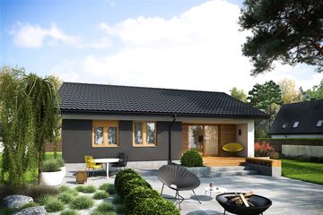  Projekt domu Mini 3 energo (WRC2689) - projekt domu parterowego - Zdjęcie 5