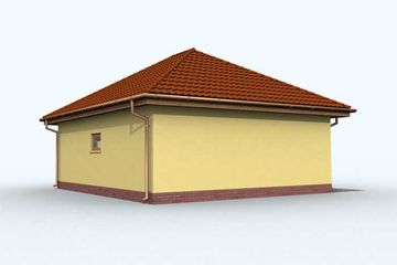  Projekt budynku gospodarczego G98 budynek gospodarczy (SLN1868) - projekt budynku parterowego - Zdjęcie 4