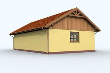  Projekt budynku gospodarczego G99 budynek gospodarczy (SLN1869) - projekt budynku parterowego - Zdjęcie 4