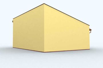  Projekt budynku gospodarczego G104 budynek gospodarczy (SLN1879) - projekt budynku parterowego - Zdjęcie 4