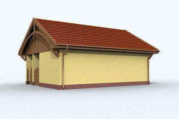  Projekt budynku gospodarczego G109 budynek gospodarczy (SLN1885) - projekt budynku parterowego - Zdjęcie 4