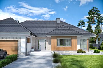  Projekt domu Domena 117 B (WRW1302) - projekt domu parterowego - Zdjęcie 2