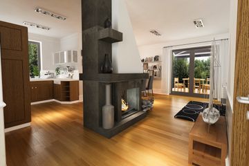  Projekt domu Rokitniczka bez garażu bliźniak [B-BL] (WRF1813) - projekt domu parterowego - Zdjęcie 6