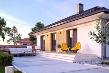  Projekt domu Decyma 10 (BSA2122) - projekt domu parterowego - Zdjęcie 4