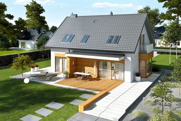  Projekt domu Nils G2 energo (WRC2691) - projekt domu parterowego z poddaszem - Zdjęcie 3