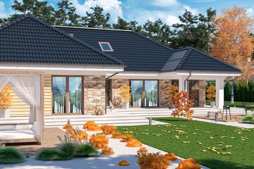  Projekt domu Padme 2 (WOE1113) - projekt domu parterowego - Zdjęcie 4