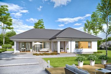  Projekt domu TK177 (WAK1082) - projekt domu parterowego - Zdjęcie 4