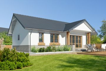  Projekt domu Asti III LMB90b (WRB1594) - projekt domu parterowego - Zdjęcie 3