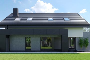  Projekt domu HomeKoncept 56 (KRX1064) - projekt domu parterowego z poddaszem - Zdjęcie 2