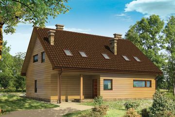  Projekt domu At-99 (BSK1014) - projekt domu parterowego z poddaszem - Zdjęcie 2