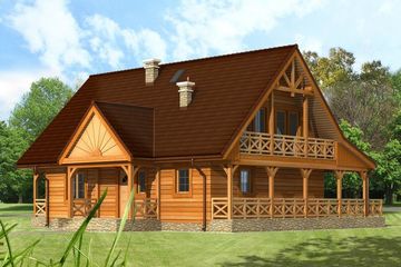  Projekt domu At-108 (BSK1019) - projekt domu parterowego z poddaszem - Zdjęcie 1