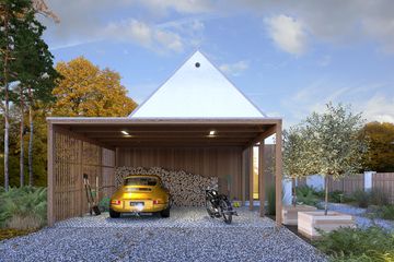  Projekt domu Odważny 2 (WAW1096) - projekt domu parterowego z poddaszem - Zdjęcie 4