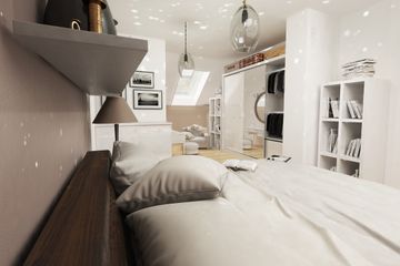  Projekt domu Wydrzyk z wiatą bliźniak [A-BL1] (WRF1819) - projekt domu parterowego z poddaszem - Zdjęcie 13