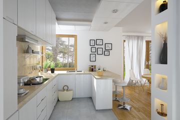  Projekt domu DZD-1 (KKF1000) - projekt domu parterowego - Zdjęcie 4