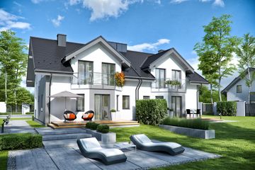  Projekt domu Trivento V Termo (KRH1438) - projekt domu parterowego z poddaszem - Zdjęcie 2