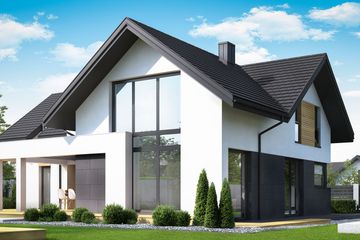  Projekt domu HomeKoncept 49 (KRX1068) - projekt domu parterowego z poddaszem - Zdjęcie 4