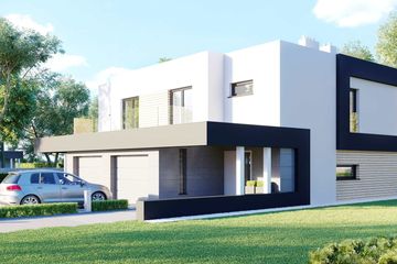  Projekt domu HomeKoncept 52 D (KRX1069) - projekt domu z pełnym piętrem - Zdjęcie 3