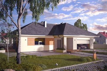  Projekt domu Ambrozja 11 (BSA2127) - projekt domu parterowego - Zdjęcie 1