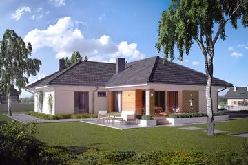  Projekt domu Ambrozja 11 (BSA2127) - projekt domu parterowego - Zdjęcie 2