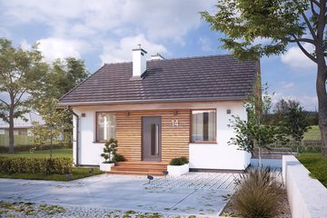  Projekt domu Imbir 4 (BSA2129) - projekt domu parterowego - Zdjęcie 3