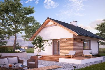  Projekt domu Imbir 4 (BSA2129) - projekt domu parterowego - Zdjęcie 2