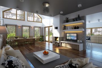  Projekt domu Lanella (KKF1005) - projekt domu parterowego z poddaszem - Zdjęcie 3