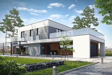  Projekt domu Elastyczny D26 (WWB1023) - projekt domu z pełnym piętrem - Zdjęcie 1