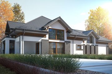  Projekt domu Lanella 4 (KKF1007) - projekt domu parterowego z poddaszem - Zdjęcie 3