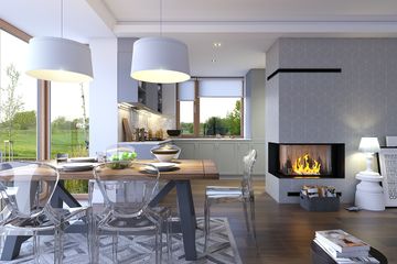  Projekt domu Przytulny 3 (WAW1097) - projekt domu parterowego z poddaszem - Zdjęcie 4