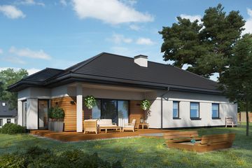  Projekt domu Laguna 2 (SLN2514) - projekt domu parterowego - Zdjęcie 2