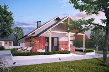  Projekt domu Mahoń 3 (BSA2126) - projekt domu parterowego - Zdjęcie 6