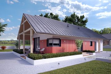  Projekt domu Mahoń 3 (BSA2126) - projekt domu parterowego - Zdjęcie 8