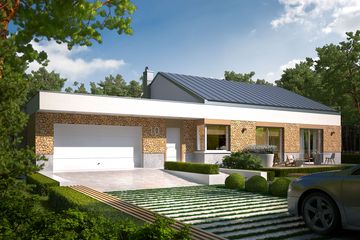  Projekt domu EX 11 G2 soft (wersja A) (WRC2484) - projekt domu parterowego - Zdjęcie 5