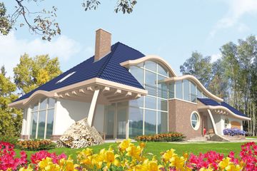  Projekt domu Filip G2 (WRC1429) - projekt domu parterowego z poddaszem - Zdjęcie 4