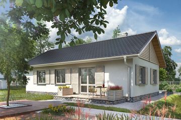  Projekt domu Żuczek-2 (844) (KRD1596) - projekt domu parterowego - Zdjęcie 3