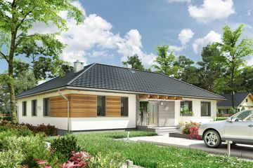  Projekt domu Rumianek (1510) (KRD2672) - projekt domu parterowego - Zdjęcie 3