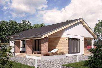  Projekt domu Malmo (BSA2130) - projekt domu parterowego - Zdjęcie 2