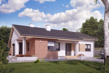  Projekt domu Malmo (BSA2130) - projekt domu parterowego - Zdjęcie 3