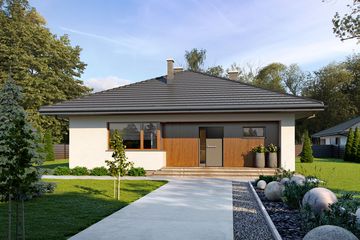  Projekt domu Irysek 5 (BSE1122) - projekt domu parterowego - Zdjęcie 1