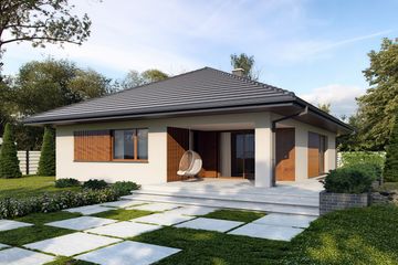  Projekt domu Irysek 5 (BSE1122) - projekt domu parterowego - Zdjęcie 2