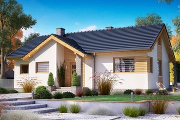  Projekt domu BW-39 wariant 2 (JGC1182) - projekt domu parterowego - Zdjęcie 3