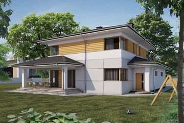  Projekt domu Milos (SKA1061) - projekt domu z pełnym piętrem - Zdjęcie 2