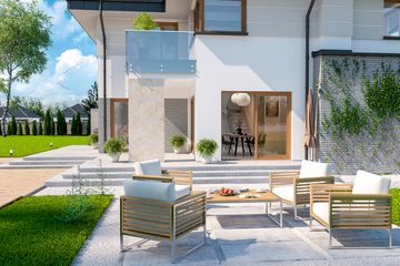  Projekt domu Emilian (WOE1011) - projekt domu z pełnym piętrem - Zdjęcie 4