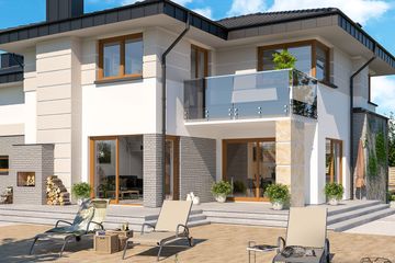  Projekt domu Emilian (WOE1011) - projekt domu z pełnym piętrem - Zdjęcie 5