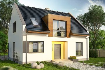  Projekt domu Aviator (WRN1388) - projekt domu parterowego z poddaszem - Zdjęcie 3