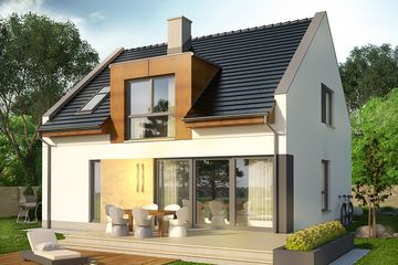  Projekt domu Aviator (WRN1388) - projekt domu parterowego z poddaszem - Zdjęcie 4