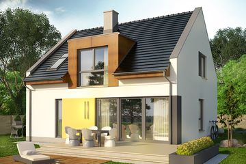  Projekt domu Aviator (WRN1388) - projekt domu parterowego z poddaszem - Zdjęcie 6