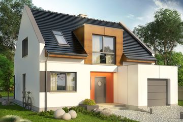  Projekt domu Aviator 2 (WRN1389) - projekt domu parterowego z poddaszem - Zdjęcie 3